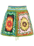 Alemais Multicoloured Print Shorts