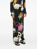 Stine Goya Black Multicoloured Floral Trousers 2