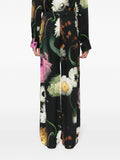 Stine Goya Black Multicoloured Floral Trousers 3