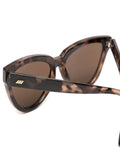 Le Specs Thick Brown Tortoiseshell Cat Eye Sunglasses 2