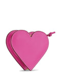 Ganni Pink Heart Have A Nice Day Slogan Coin Purse Keyring 3