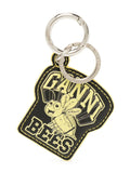 'Yellow And Black Bees Logo Keychain'