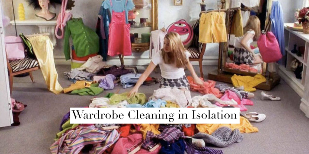 How to spring clean your wardrobe in isolation