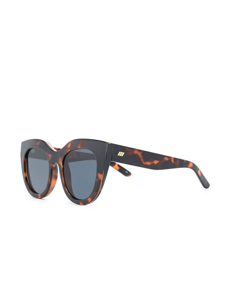 Le Specs Brown Tortoiseshell Thick Cat Eye Sunglasses 1