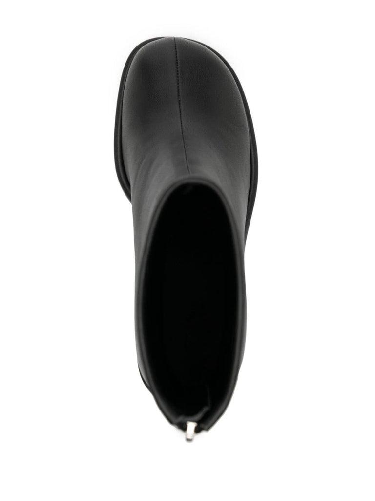 Stine Goya Black Silver Tassel Heel Boots 3