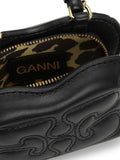 Ganni Black Butterfly Logo Bag 2