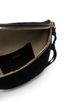 Isabel Marant Black Suede Studded Belt Bag 4