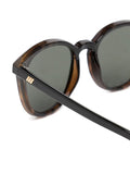 Le Specs Black Tortoiseshell Round Frame Sunglasses 2