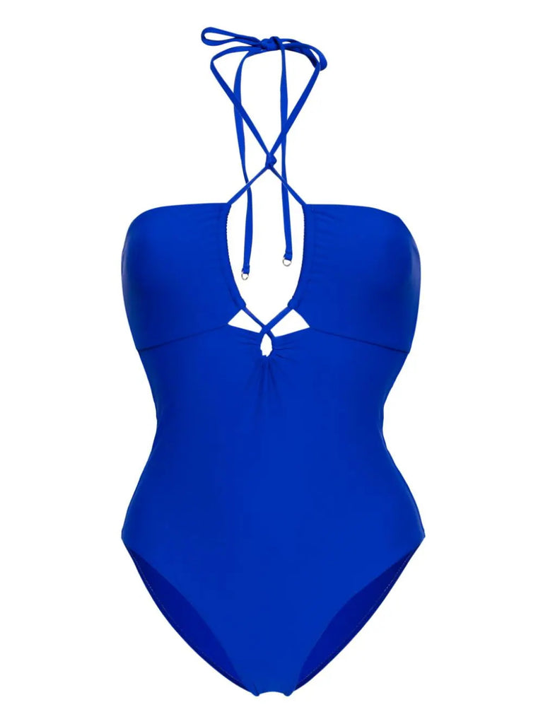 Faithfull The Brand Blue Swimsuit