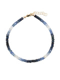 Blue Sapphire 'Beaded Bracelet'