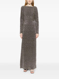 'Carsoni' Holographic Sequin Maxi Dress