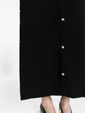 Stine Goya Black Pearl Embellished Crossover Strap Maxi Dress 4