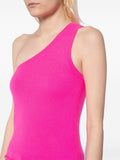 Crush Pink One Shoulder Knit Top 4