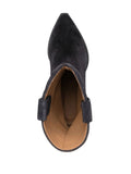 Isabel Marant Black Suede Calf Length Boots 3