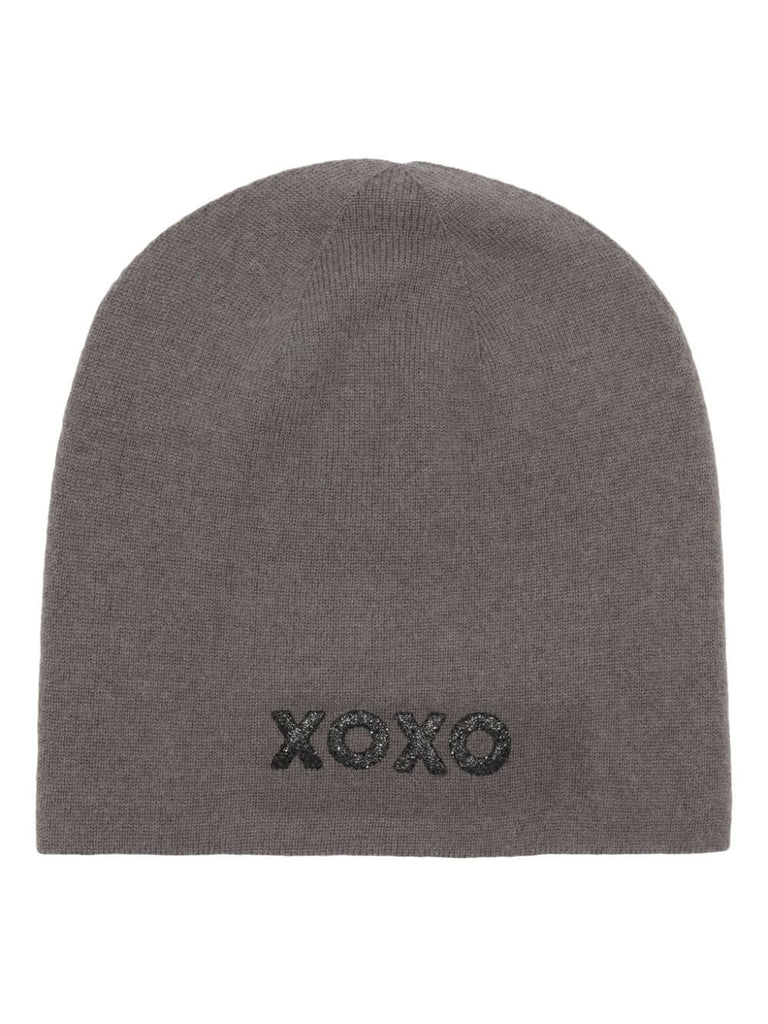 Warm Me Grey XOXO Beanie Hat