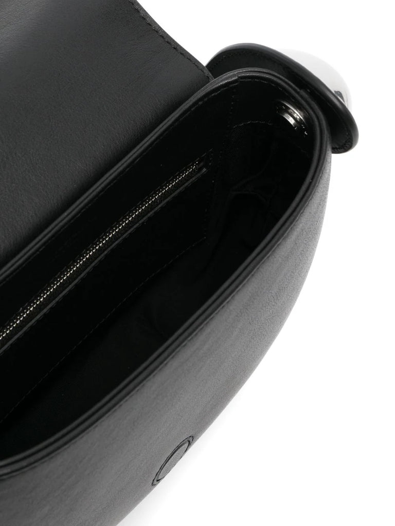Alexander Wang Black Silver Dome Leather Bag 5