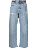 Anine Bing Blue Distressed Jeans