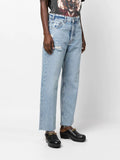 Anine Bing Blue Distressed Jeans 2