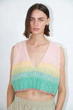 'Ginny Shade' Multicoloured Knitted Vest