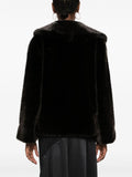 Anine Bing Black Faux Fur Jacket 3