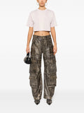 Golden Goose Brown Distressed Pocket Detail Trousers 1