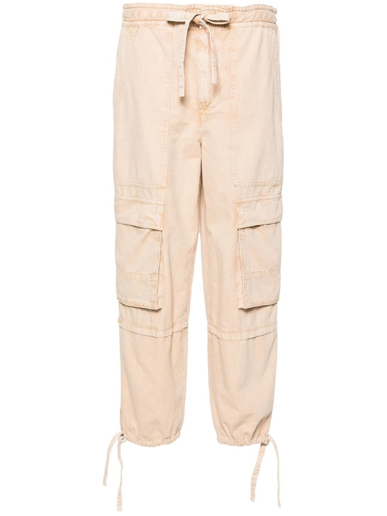 Marant Etoile Beige Drawstring Pocket Detail Trousers