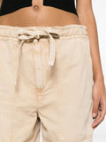 Marant Etoile Beige Drawstring Pocket Detail Trousers 4