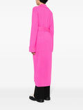 Crush Pink Belted Long Knit Cardigan 3