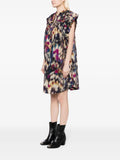 Marant Etoile Multicoloured Abstract Print Sleeveless Mini Dress 2