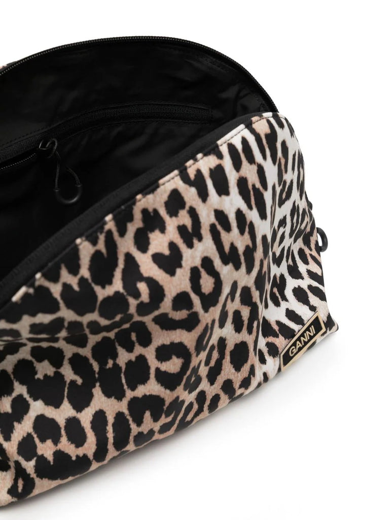 Ganni 'Leopard Print Large Clutch Bag' – Bernard Boutique