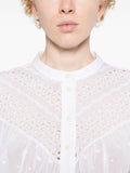 Marant Etoile White Embroidered Blouse 4