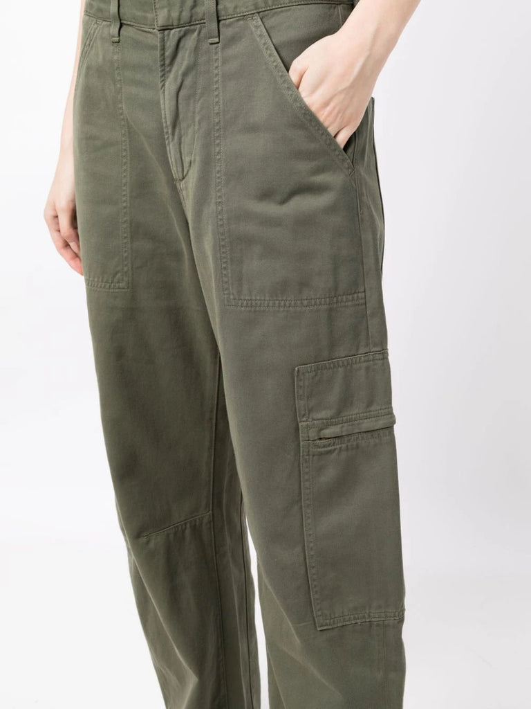 Citizens of Humanity Green Wide Leg Trousers 4
