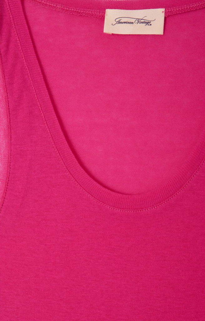 American Vintage Pink Sheer Vest 1