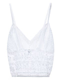 Charo Ruiz Ibiza White Embroidered Lace Camisole 1