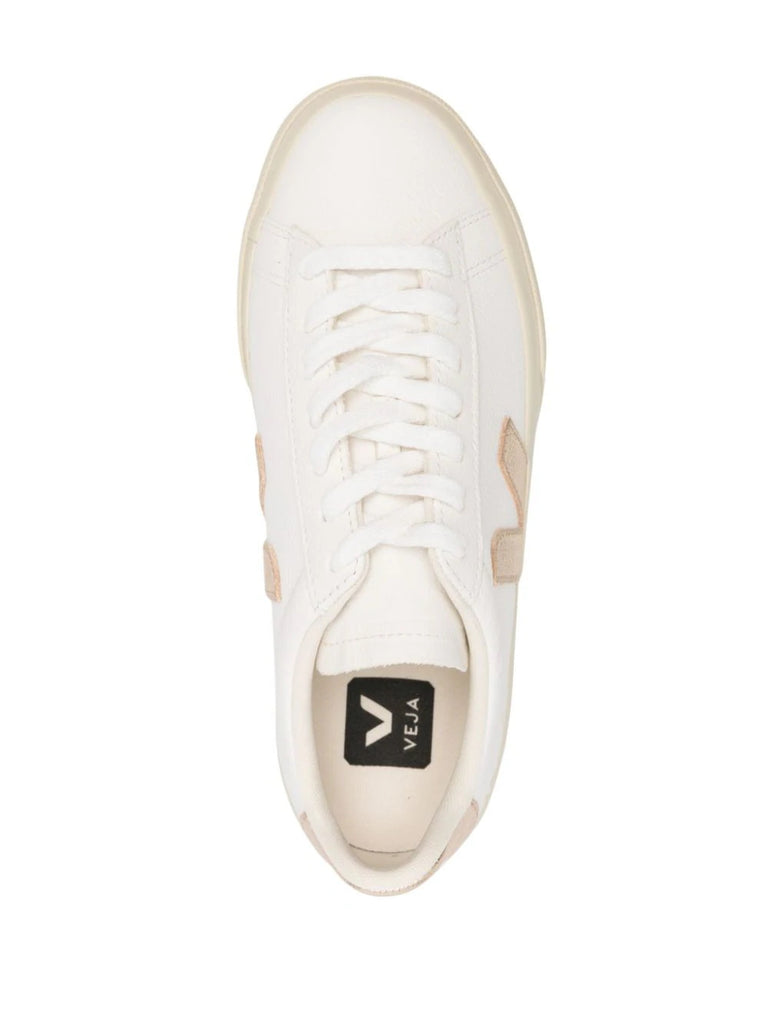 Veja White Gold Low Top Trainers 3
