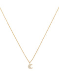 Roxanne First Gold Diamond Moon Necklace 1