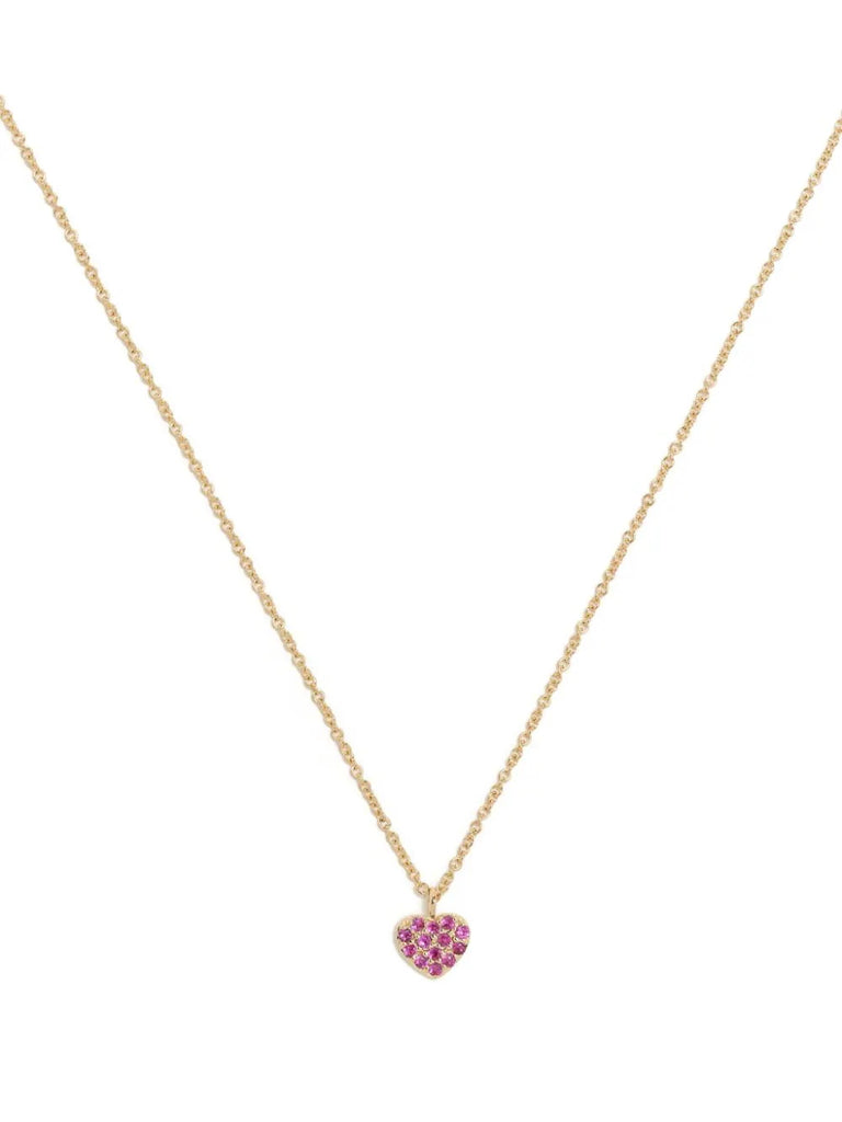 Roxanne First Pink Heart Necklace 1