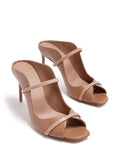 Malone Souliers Nude Open Back Heeled Mules 4