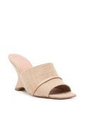 Malone Souliers Beige Wedged Mules 1