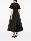 Aje Black Short Sleeve Midi Dress 3