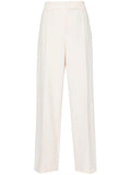 Off White 'Pintuck Wide Leg Trousers'