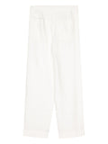 Vince White Relaxed Leg Trousers 1