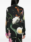 Stine Goya Black Multicoloured Floral Print Shirt 3
