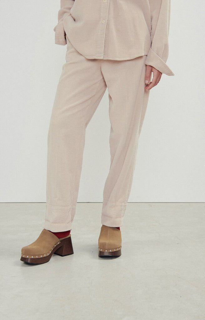 American Vintage Beige Corduroy Trousers 1