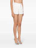 Charo Ruiz Ibiza White Embroidered Shorts 2