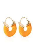 Anni Lu Gold Orange Hoops