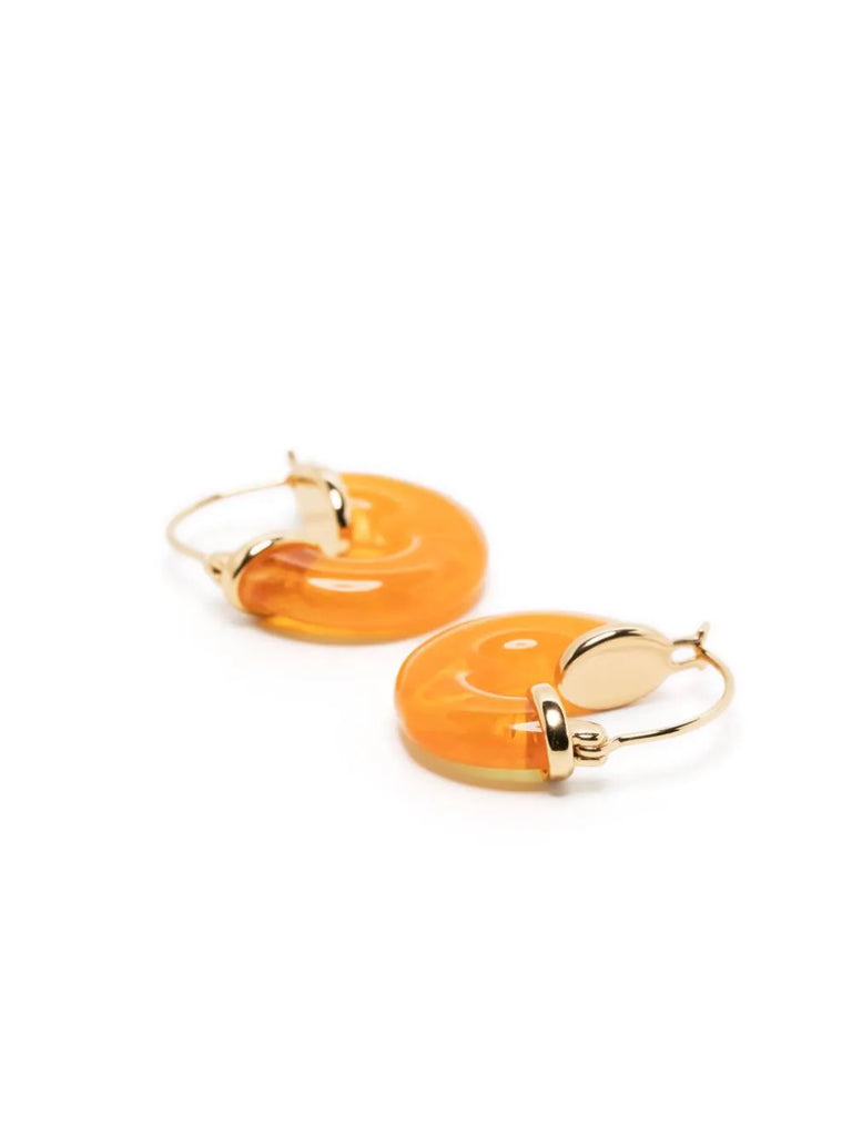 Anni Lu Gold Orange Hoops 2