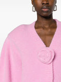 Rotate Pink Rose Knit Cardigan 4