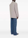 Anine Bing Grey Oversized Boxy Blazer 2