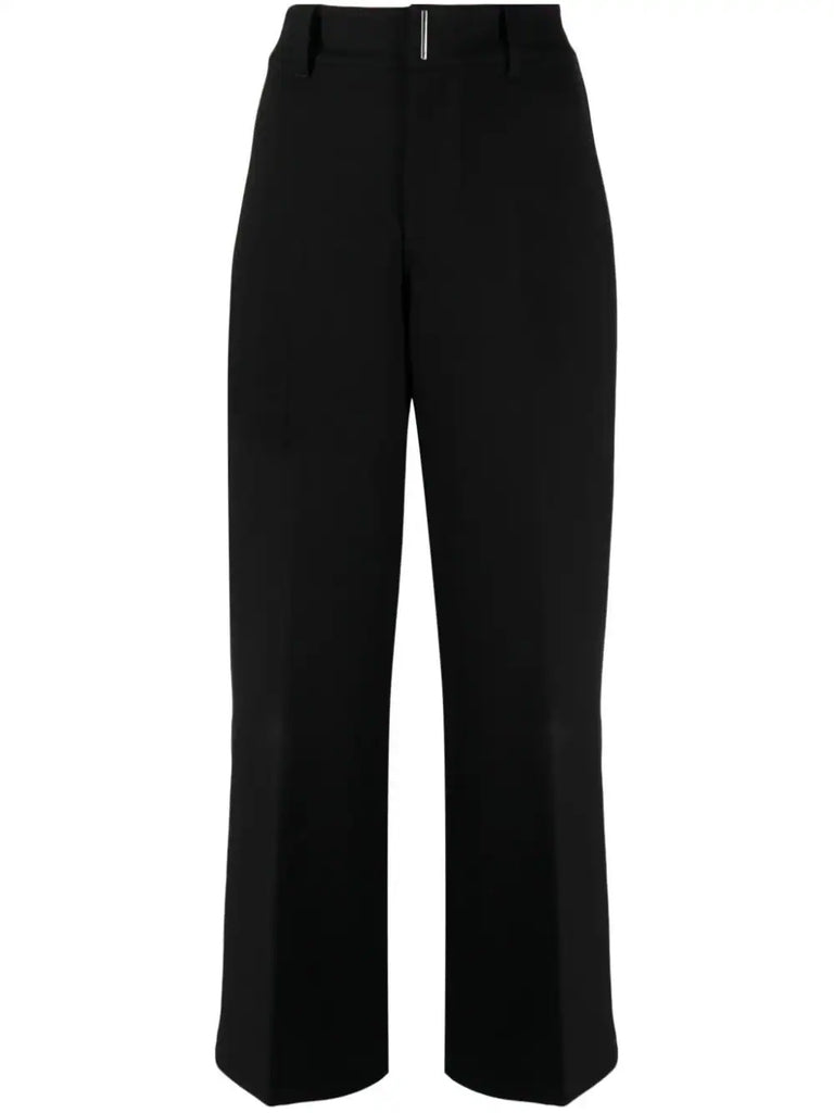 Paige Black Cropped Trousers
